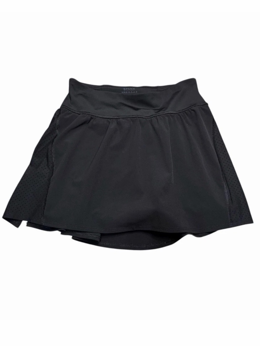 Spanx Get Moving Booty Boost Athletic Tennis Skirt/Skort | Black | Size S
